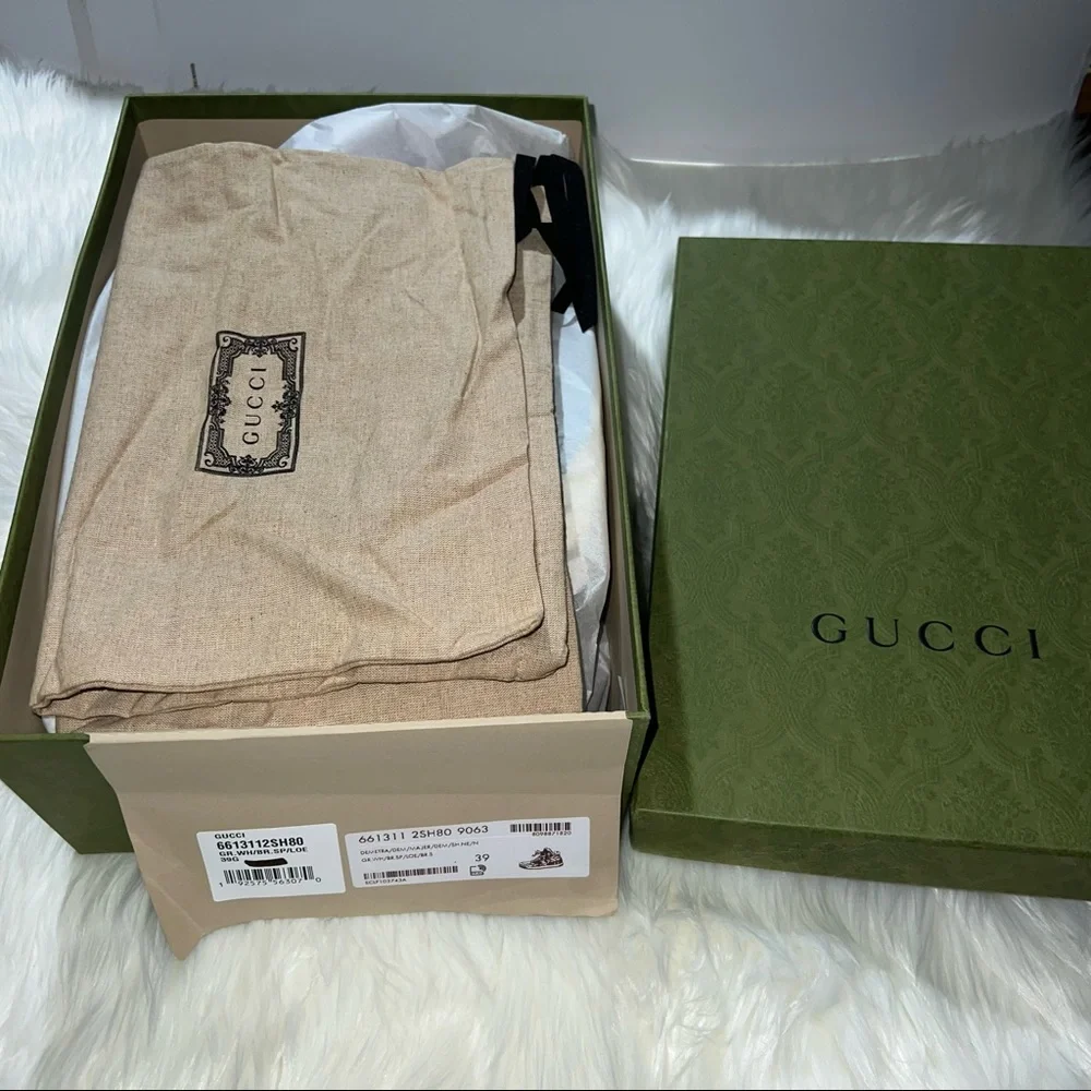 Gucci “”Host pick💖💖Basket high top sneakers - Picture 5 of 17